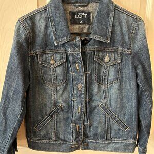 Loft Jean Jacket Size 6